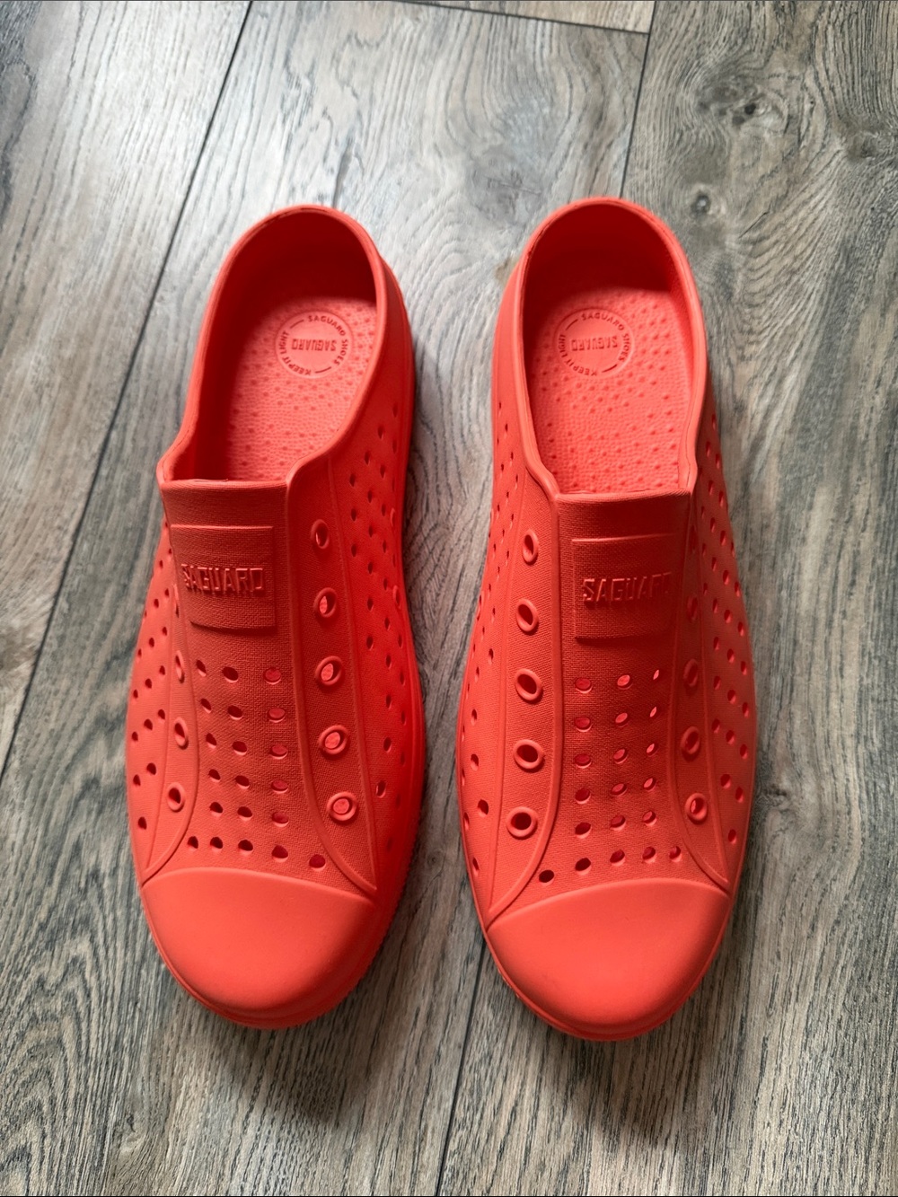 Native-inspired Slip-On Shoe in Bright Orange